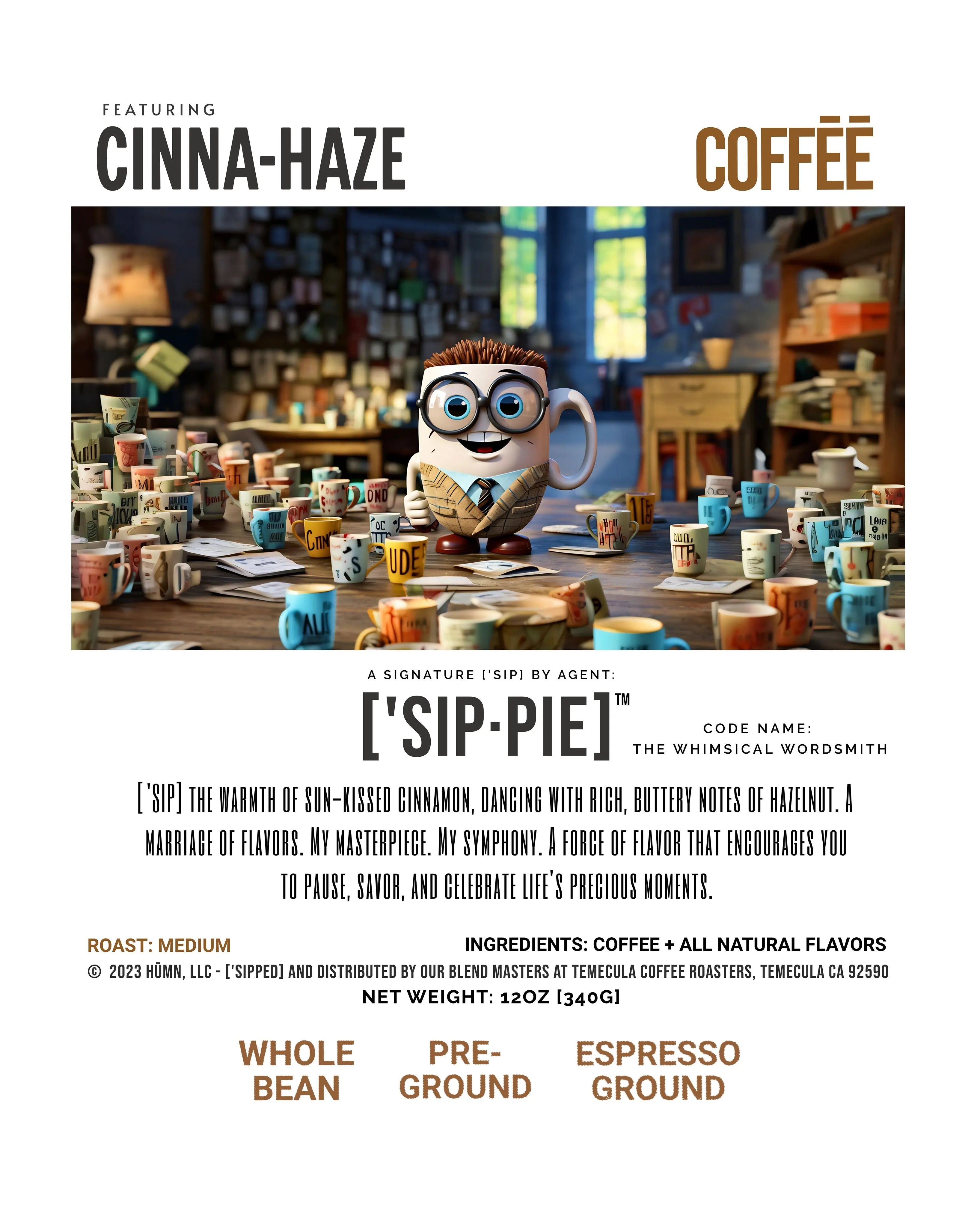 Cinnamon Hazelnut Coffee - Sippie's Cinna-Haze ['SIP·PERS]™