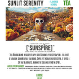 Apple Cider Rooibos Tea - ['SUNSPIRE]'s SUNLIT SERENITY, Summer Warmth Blend, 3oz - ['SIP·PERS]™