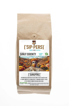 Apple Cider Rooibos Tea - ['SUNSPIRE]'s SUNLIT SERENITY, Summer Warmth Blend, 3oz - ['SIP·PERS]™