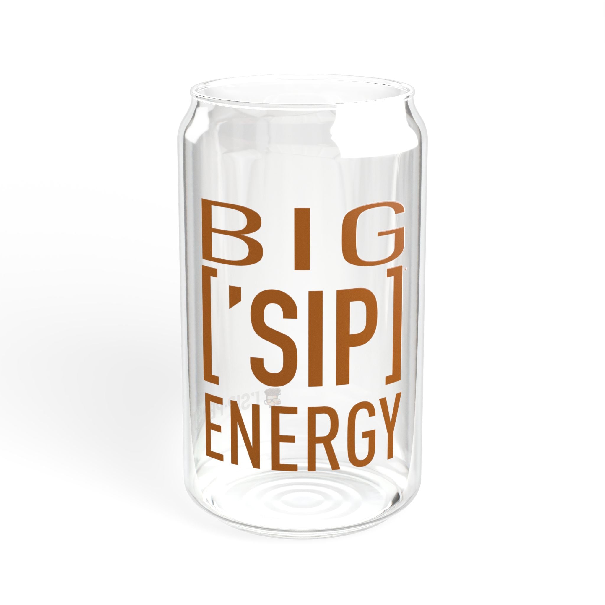 BIG ASS ['SIP] ENERGY Bamboo Lid Glass Can - ['SIP·PERS]™