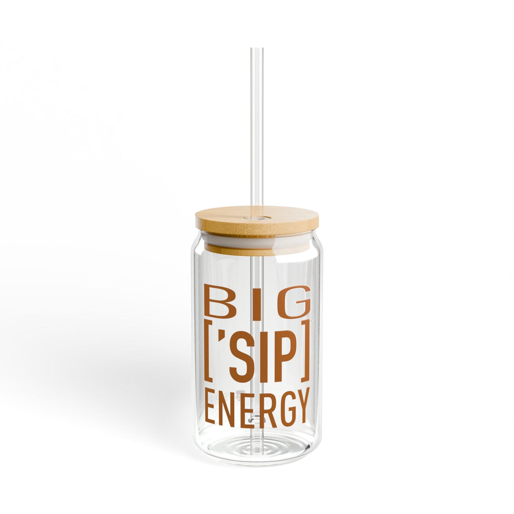 BIG ASS ['SIP] ENERGY Bamboo Lid Glass Can - ['SIP·PERS]™