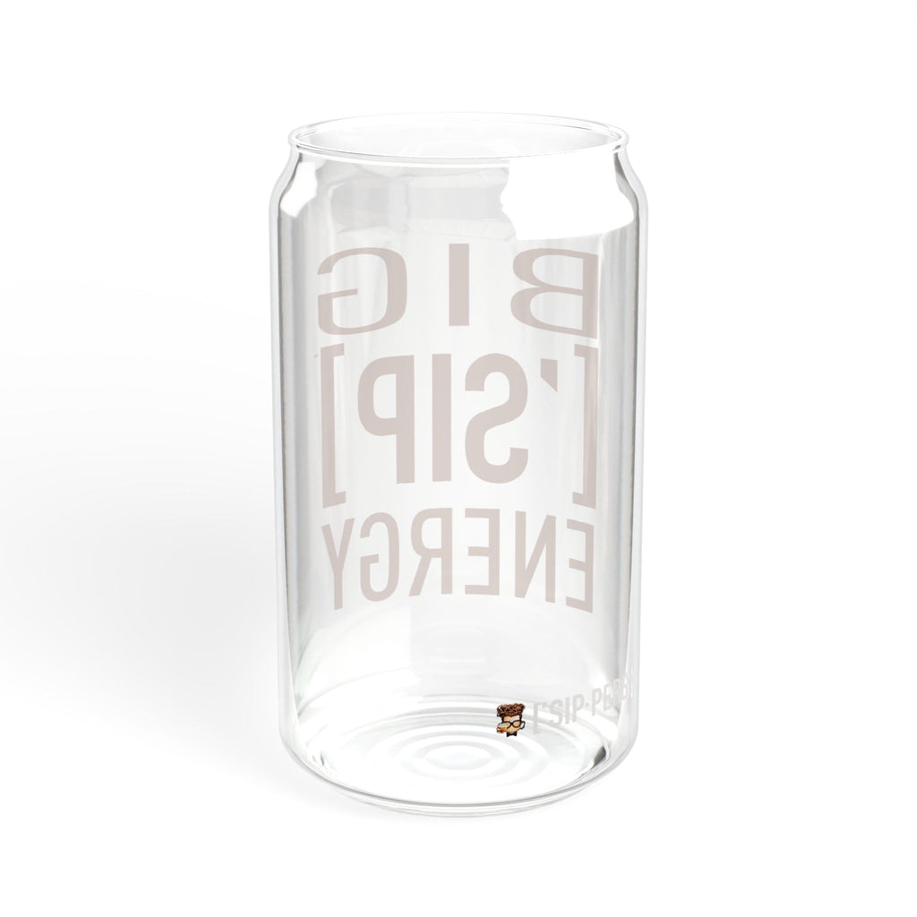 BIG ASS ['SIP] ENERGY Bamboo Lid Glass Can - ['SIP·PERS]™