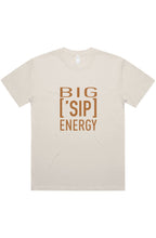BIG ASS ['SIP] ENERGY Ecru Tee - ['SIP·PERS]™