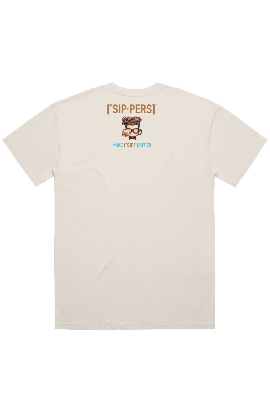 BIG ASS ['SIP] ENERGY Ecru Tee - ['SIP·PERS]™