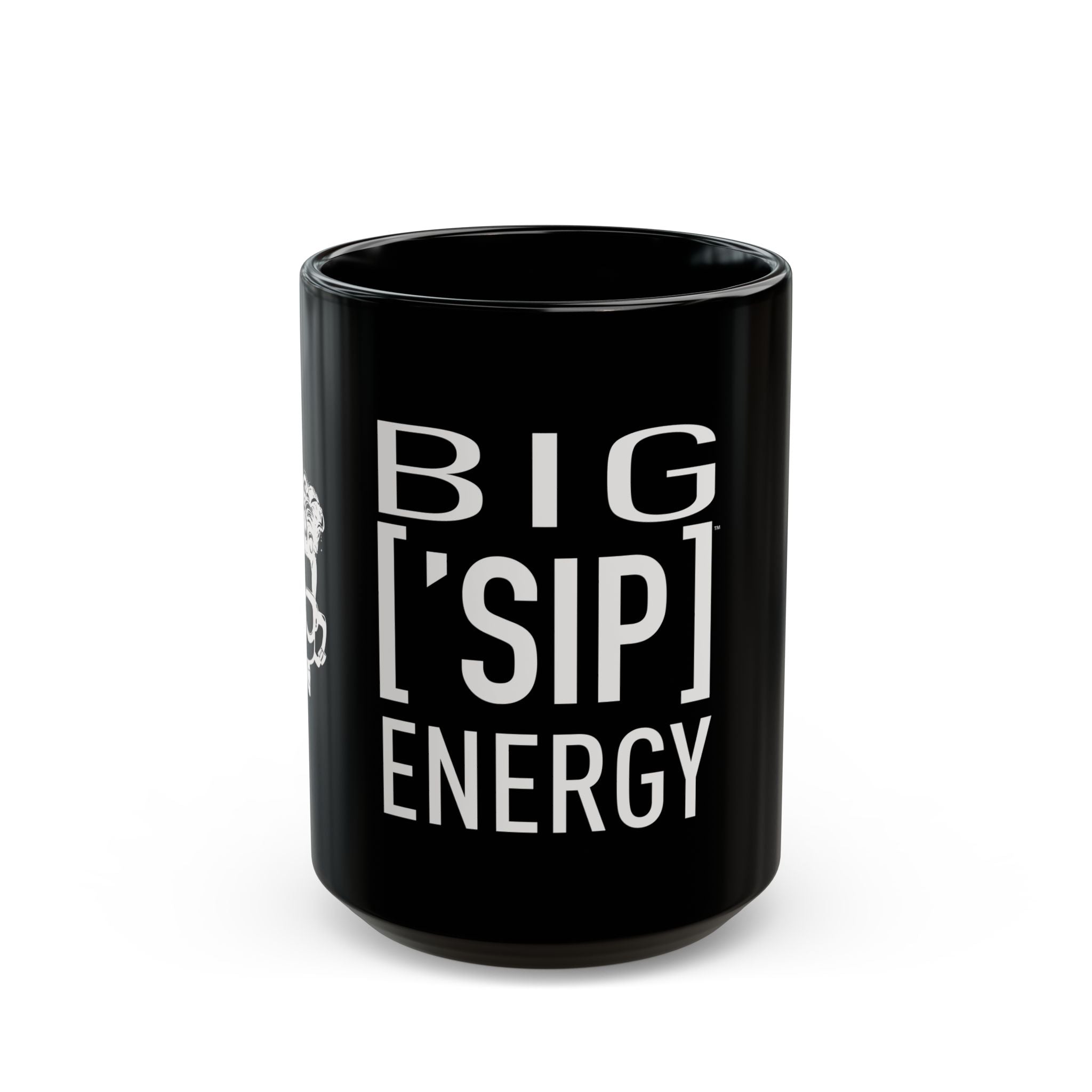 BIG ASS ['SIP] ENERGY™ Glossy Black Mug - ['SIP·PERS]™