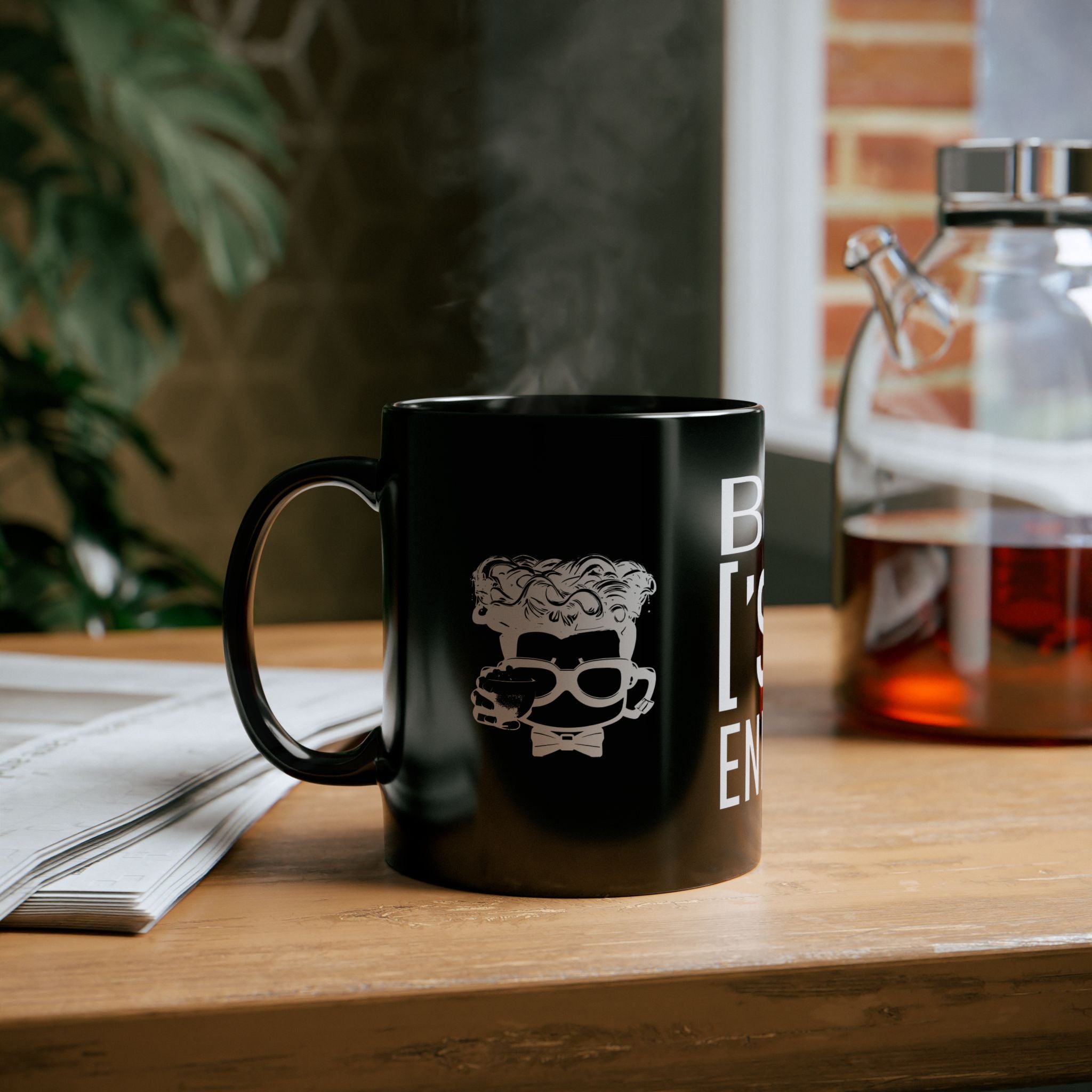 BIG ASS ['SIP] ENERGY™ Glossy Black Mug - ['SIP·PERS]™