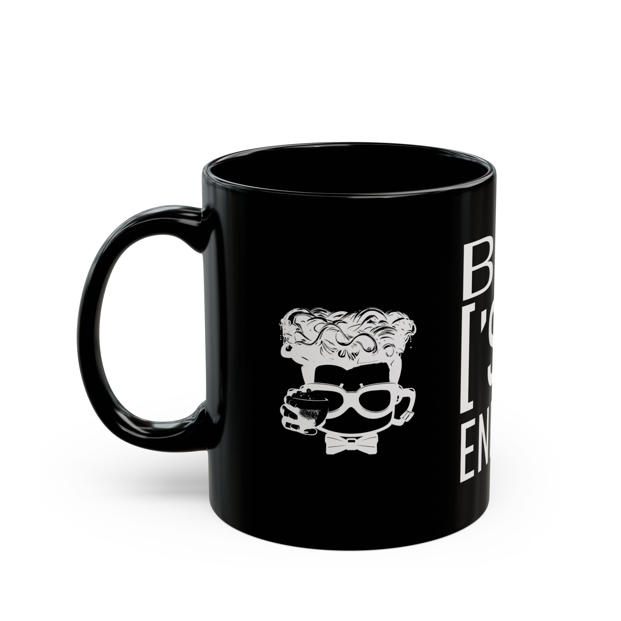 BIG ASS ['SIP] ENERGY™ Glossy Black Mug - ['SIP·PERS]™