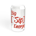 BIG FANCY ['SIP] ENERGY Bamboo Lid Glass Can - ['SIP·PERS]™