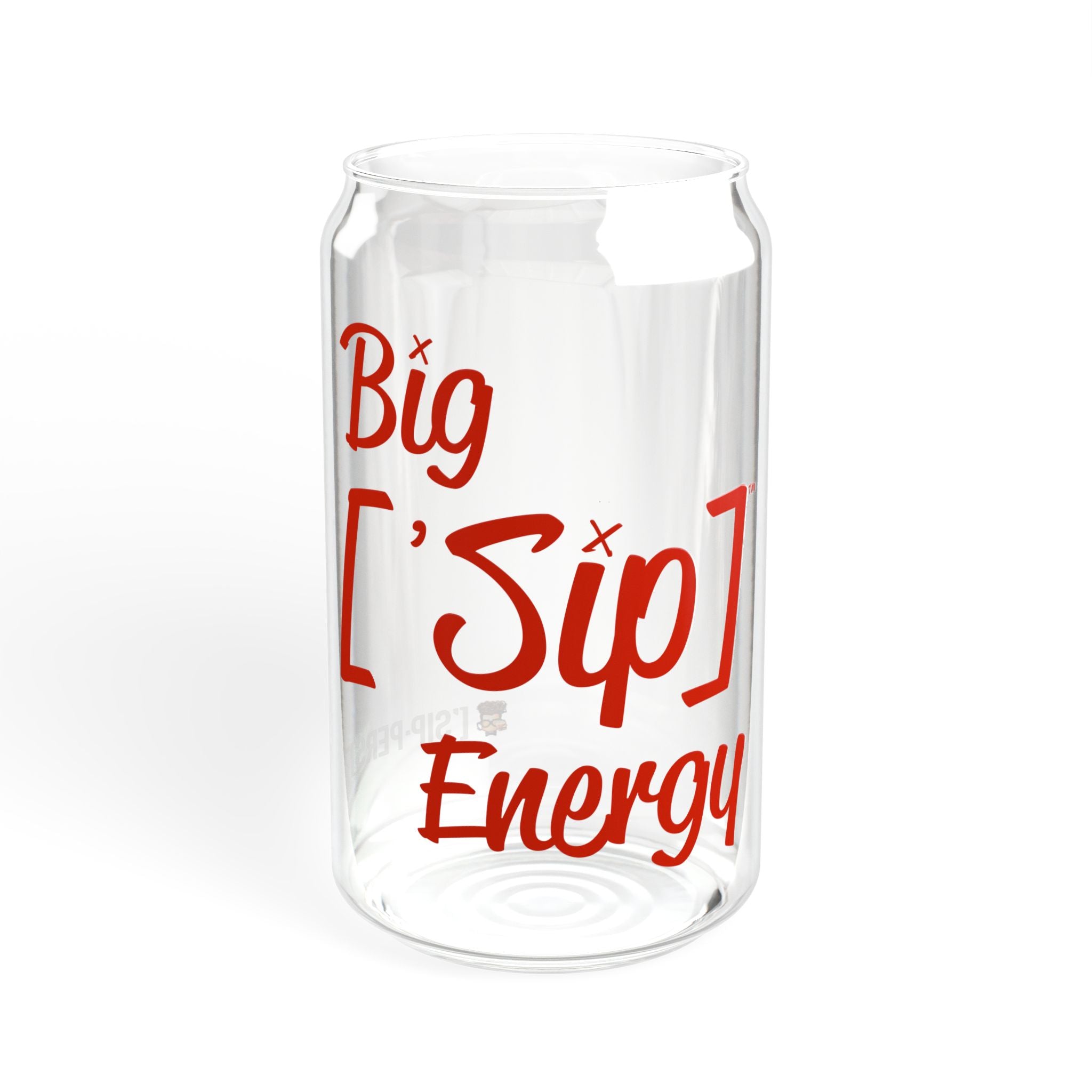 BIG FANCY ['SIP] ENERGY Bamboo Lid Glass Can - ['SIP·PERS]™