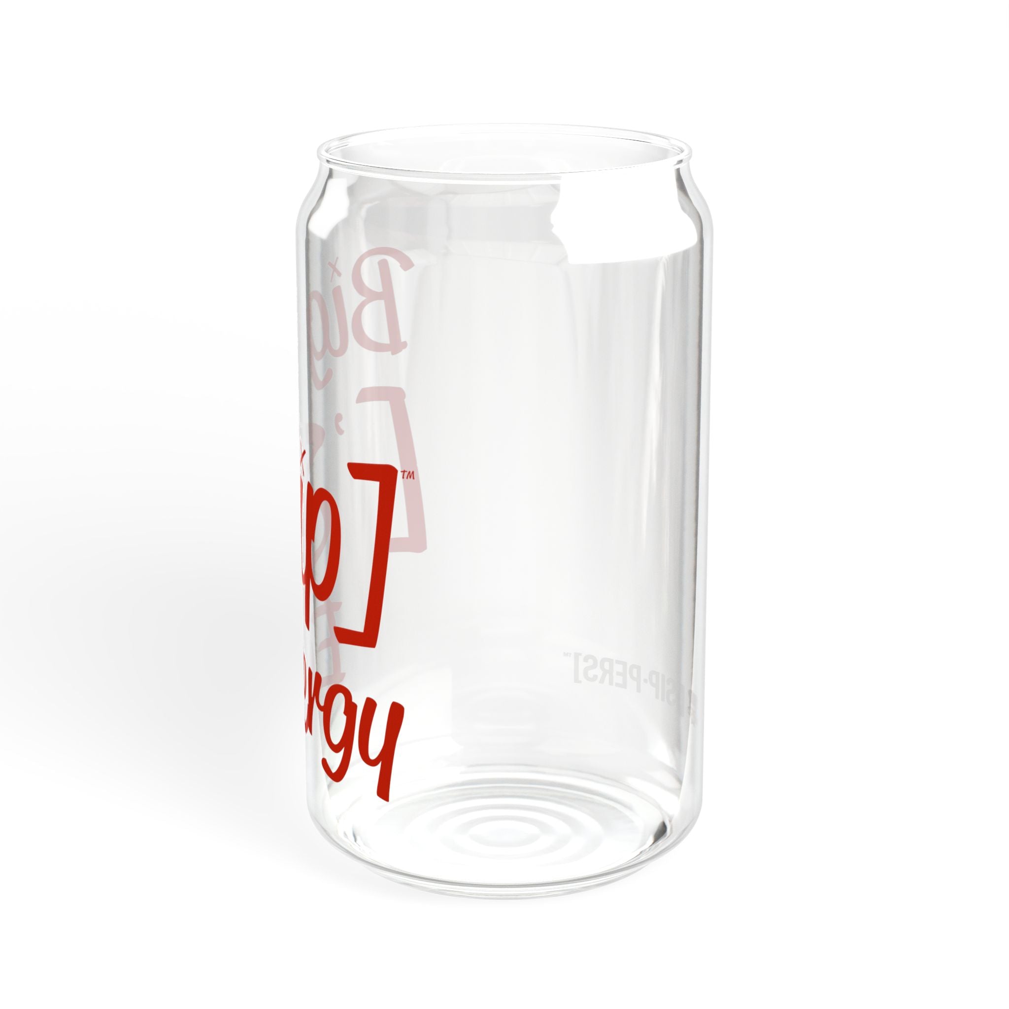 BIG FANCY ['SIP] ENERGY Bamboo Lid Glass Can - ['SIP·PERS]™