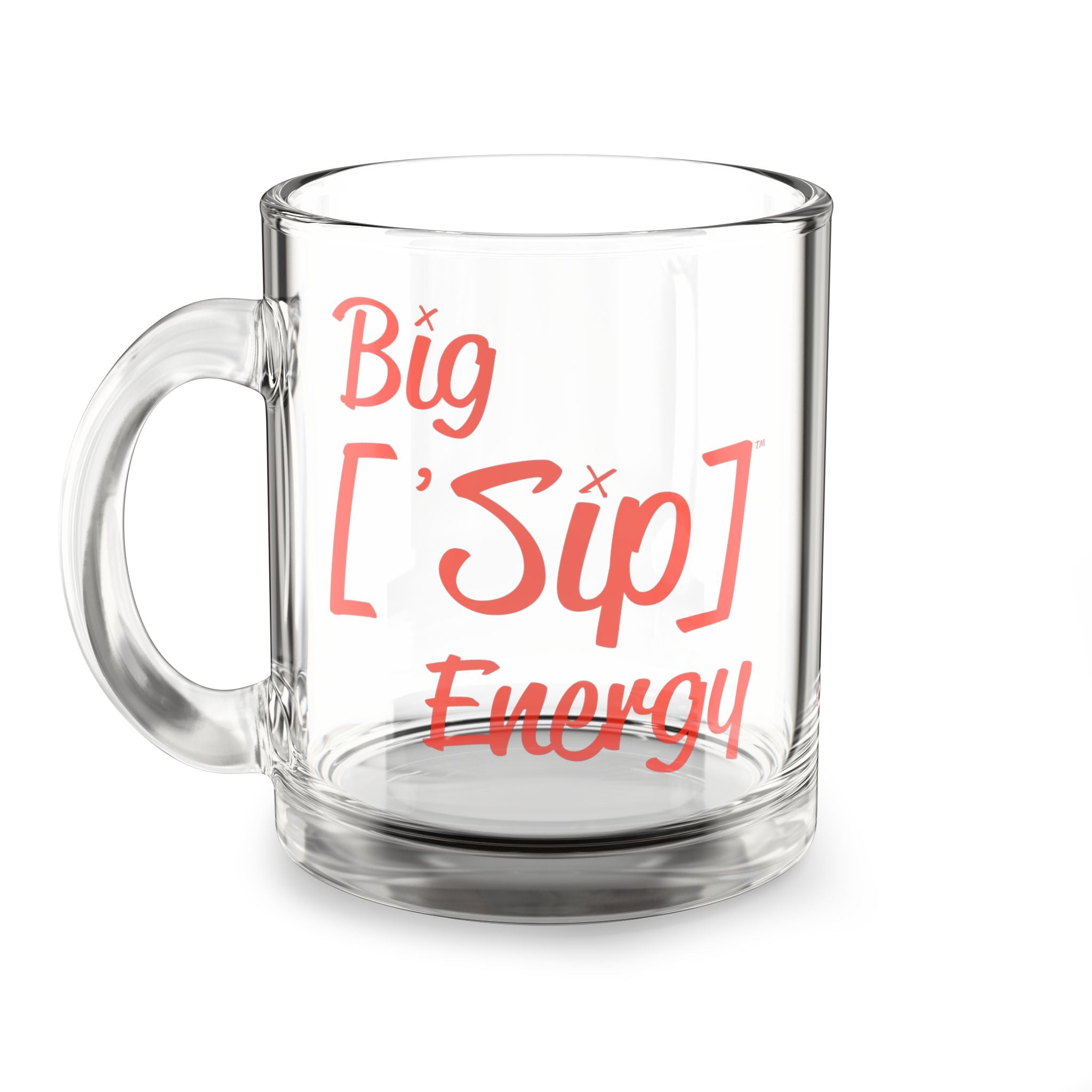 BIG FANCY ['SIP] ENERGY™ Glass Mug - ['SIP·PERS]™