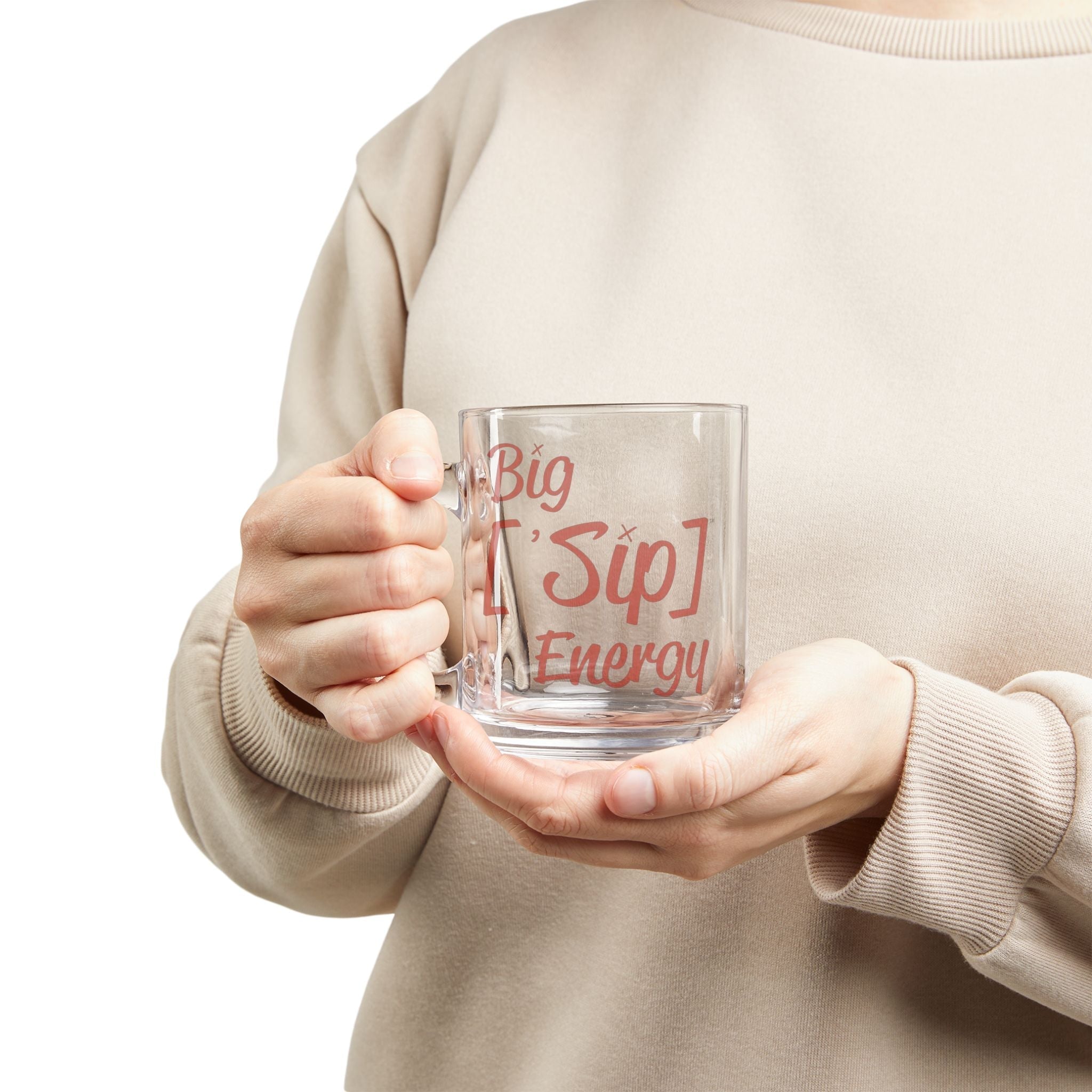 BIG FANCY ['SIP] ENERGY™ Glass Mug - ['SIP·PERS]™