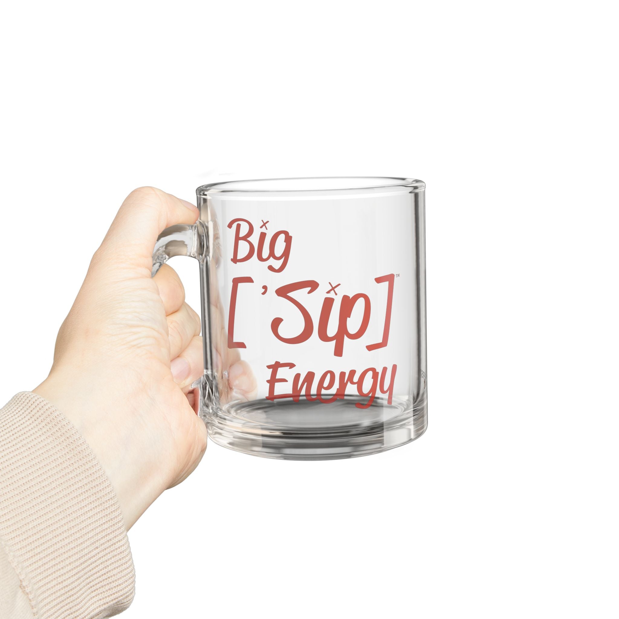 BIG FANCY ['SIP] ENERGY™ Glass Mug - ['SIP·PERS]™