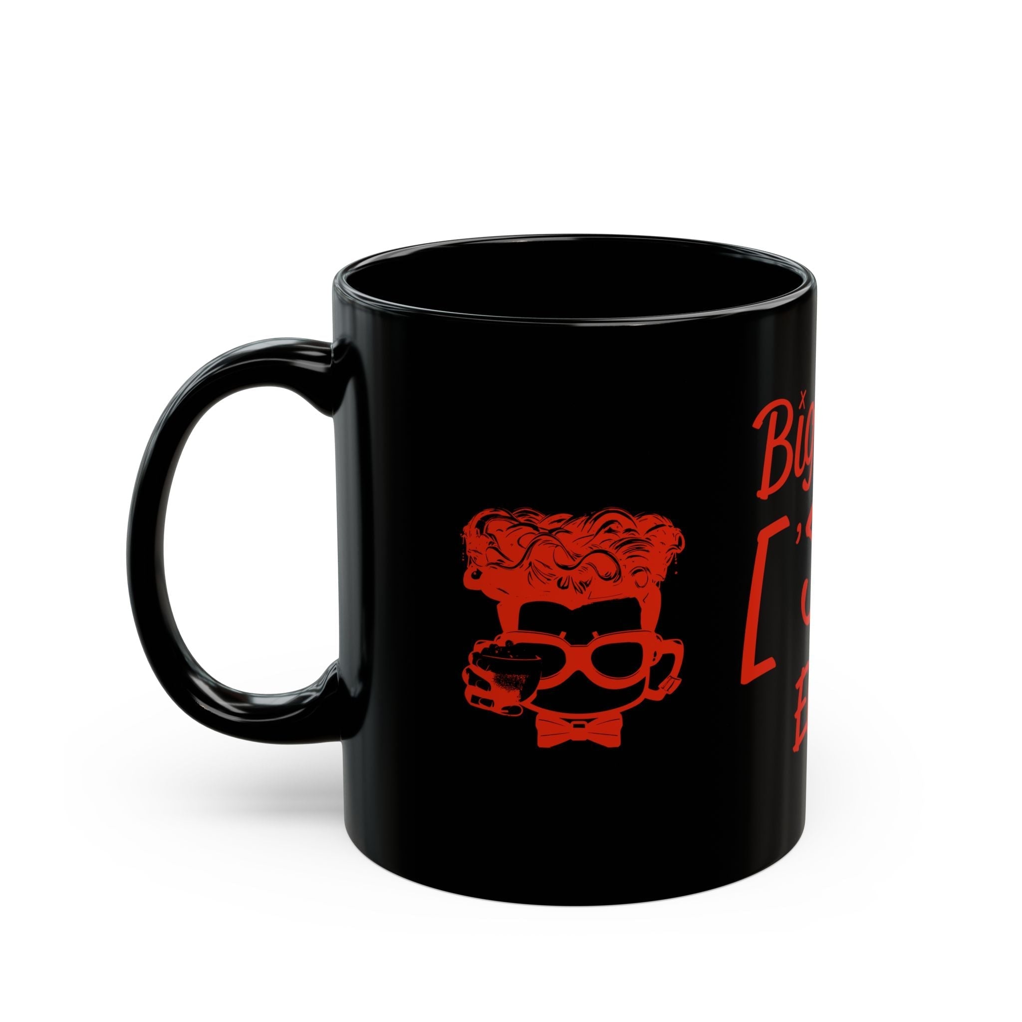 BIG FANCY ['SIP] ENERGY™ Glossy Black Mug - ['SIP·PERS]™