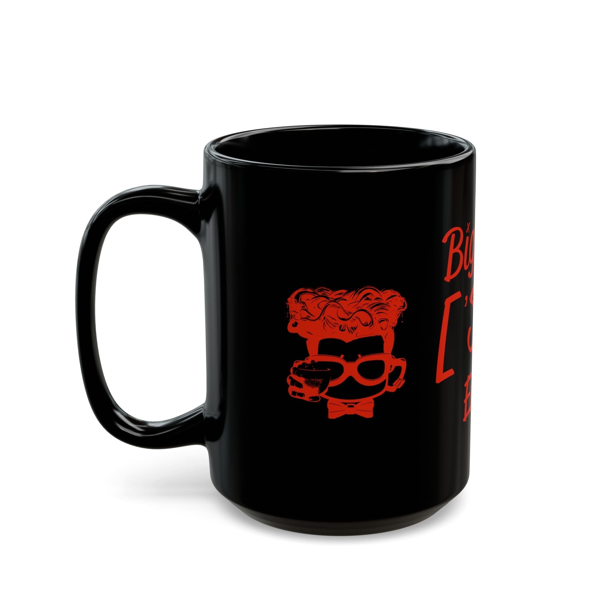 BIG FANCY ['SIP] ENERGY™ Glossy Black Mug - ['SIP·PERS]™