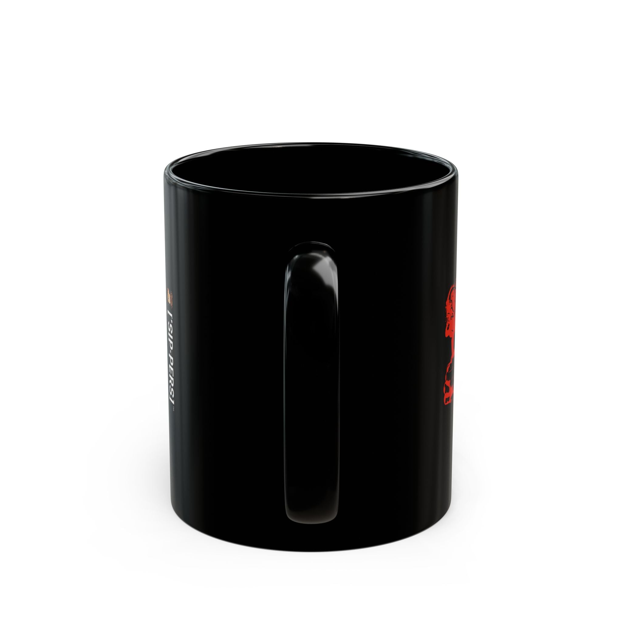 BIG FANCY ['SIP] ENERGY™ Glossy Black Mug - ['SIP·PERS]™