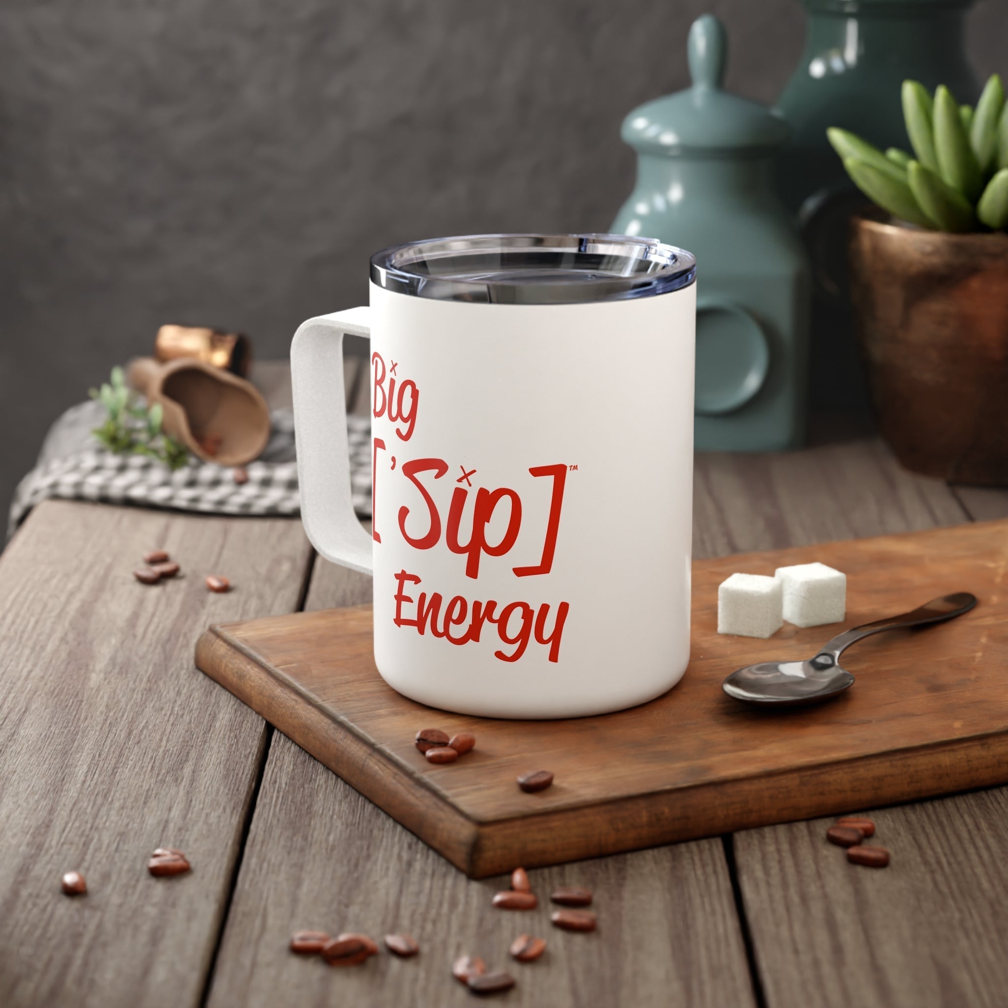 BIG FANCY ['SIP] ENERGY™ Insulated Mug - ['SIP·PERS]™