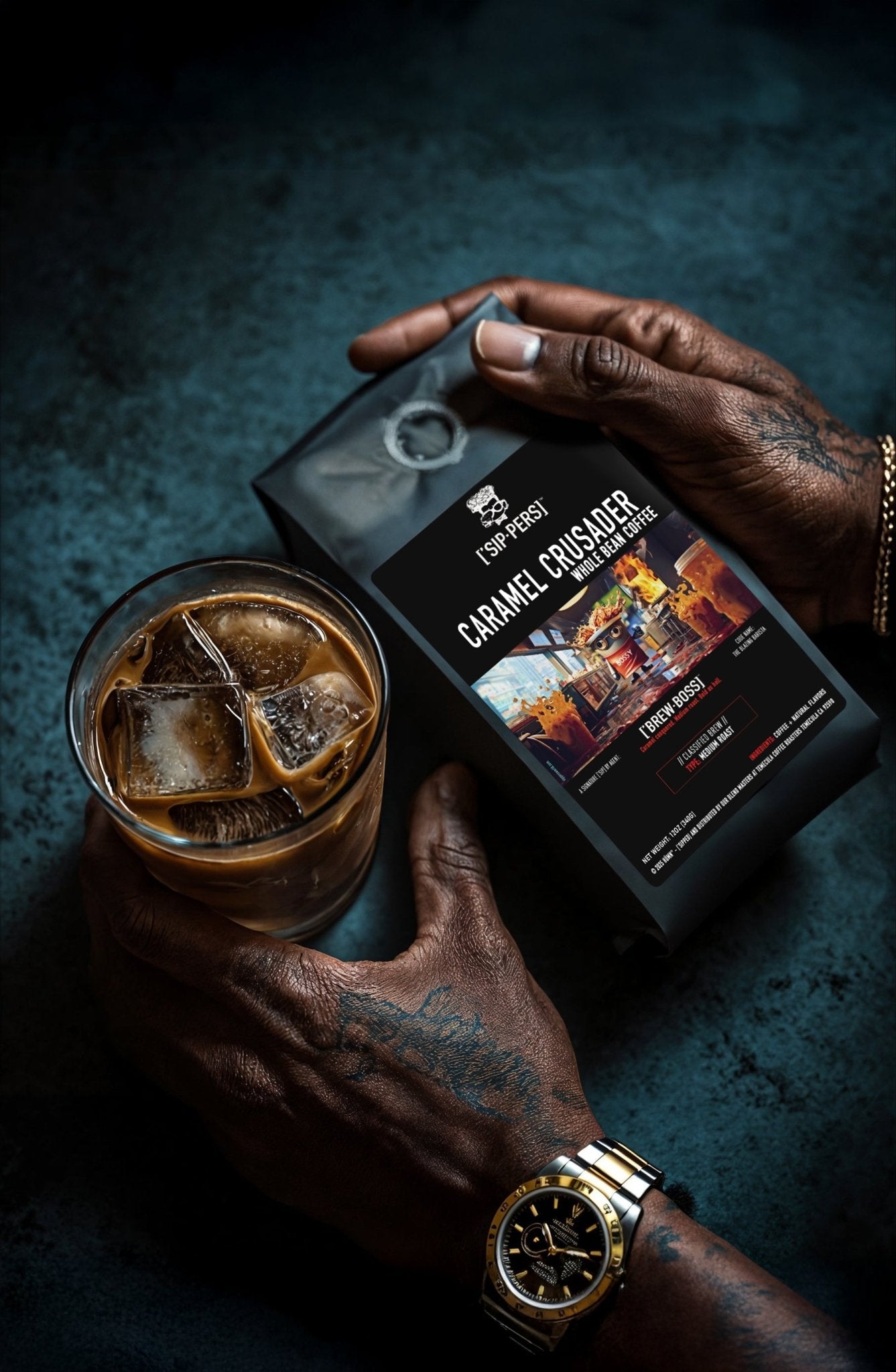 BREW-BOSS]'s CARAMEL CRUSADER Coffee - Luxurious 12oz Blend