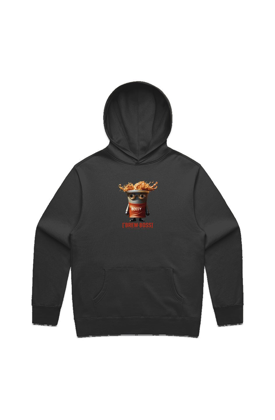 ['BREW·BOSS] OPS HOODIE BOSS.01 BLACK STEALTH DROP // LIMITED DROP - ['SIP·PERS]™
