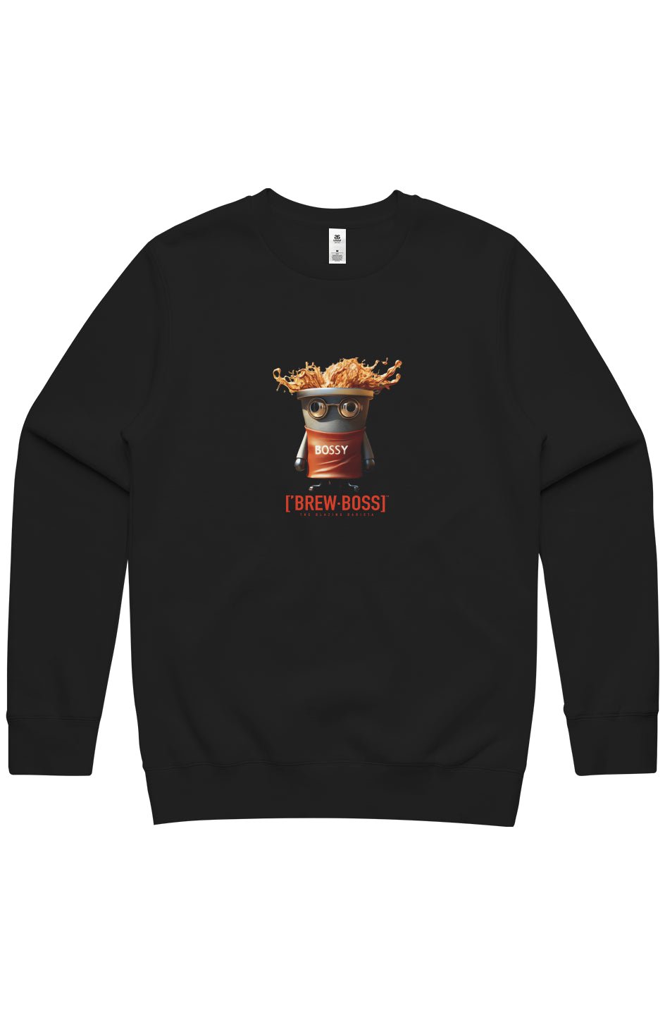['BREW·BOSS] OPS SWEATSHIRT – MIDNIGHT BOSS.01 // LIMITED DROP - ['SIP·PERS]™