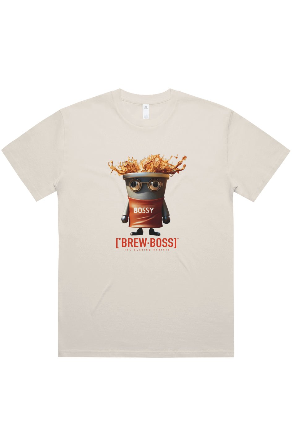 ['BREW·BOSS] OPS TEE – CARAMEL CRUSADER // DROP ONE - ['SIP·PERS]™
