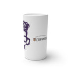 Conical Coffee Mugs (3oz, 8oz, 12oz) PURPLE FACE - ['SIP·PERS]™