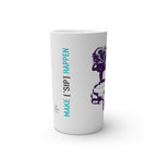 Conical Coffee Mugs (3oz, 8oz, 12oz) PURPLE FACE - ['SIP·PERS]™