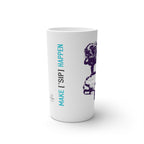 Conical Coffee Mugs (3oz, 8oz, 12oz) PURPLE FACE - ['SIP·PERS]™