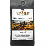 Cowboy Blend Coffee - ['BRONCŌ]'s COWBOY CONCOCTION, Wild & Sophisticated, 12oz - ['SIP·PERS]™