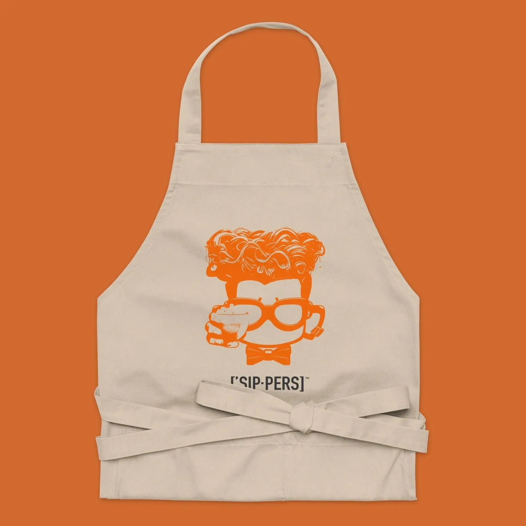 ['FĀCE] CARD™ - Orange - Apron - ['SIP·PERS]™