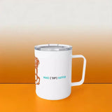 ['FĀCE] CARD™ - Orange Face Card Insulated Mug - ['SIP·PERS]™