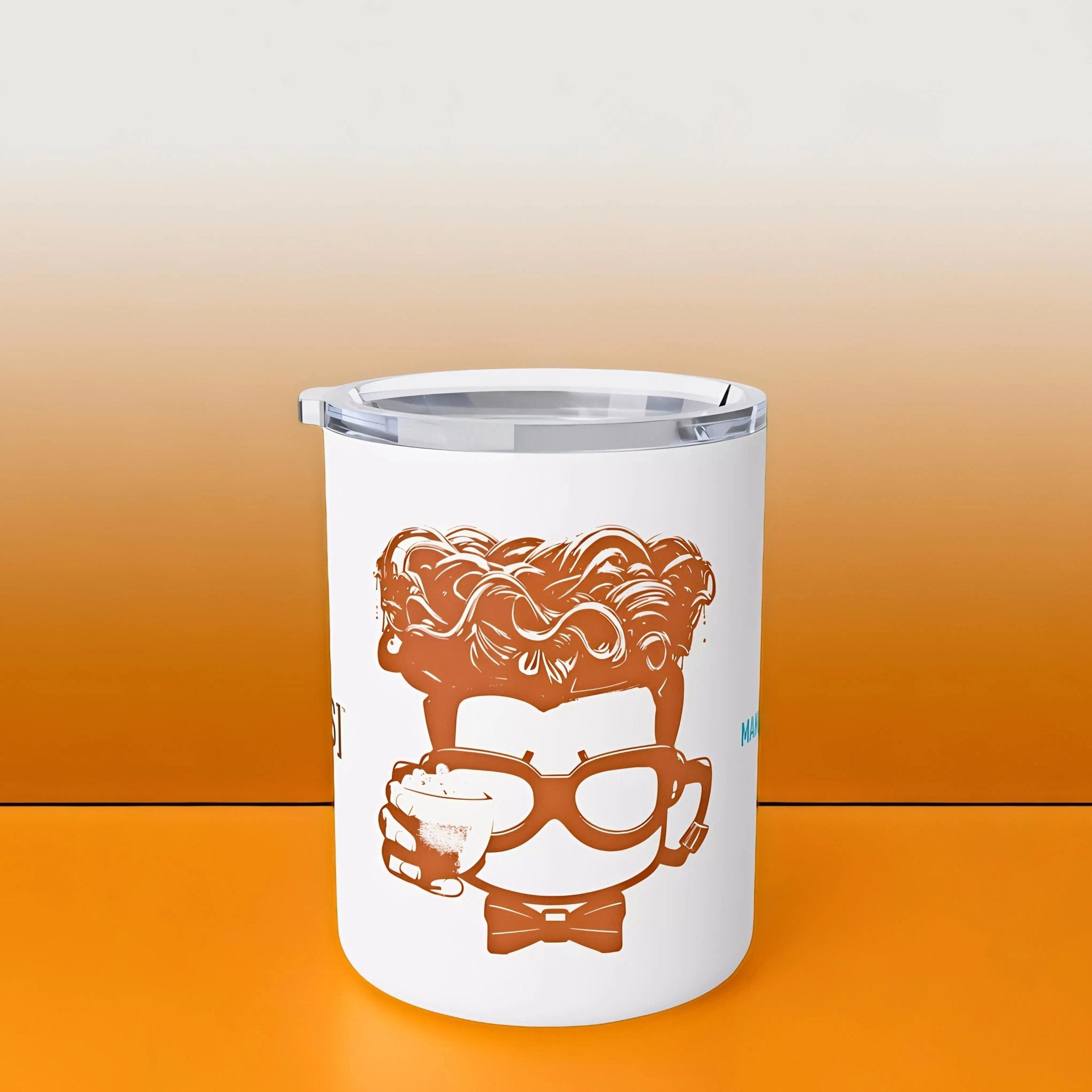 ['FĀCE] CARD™ - Orange Face Card Insulated Mug - ['SIP·PERS]™