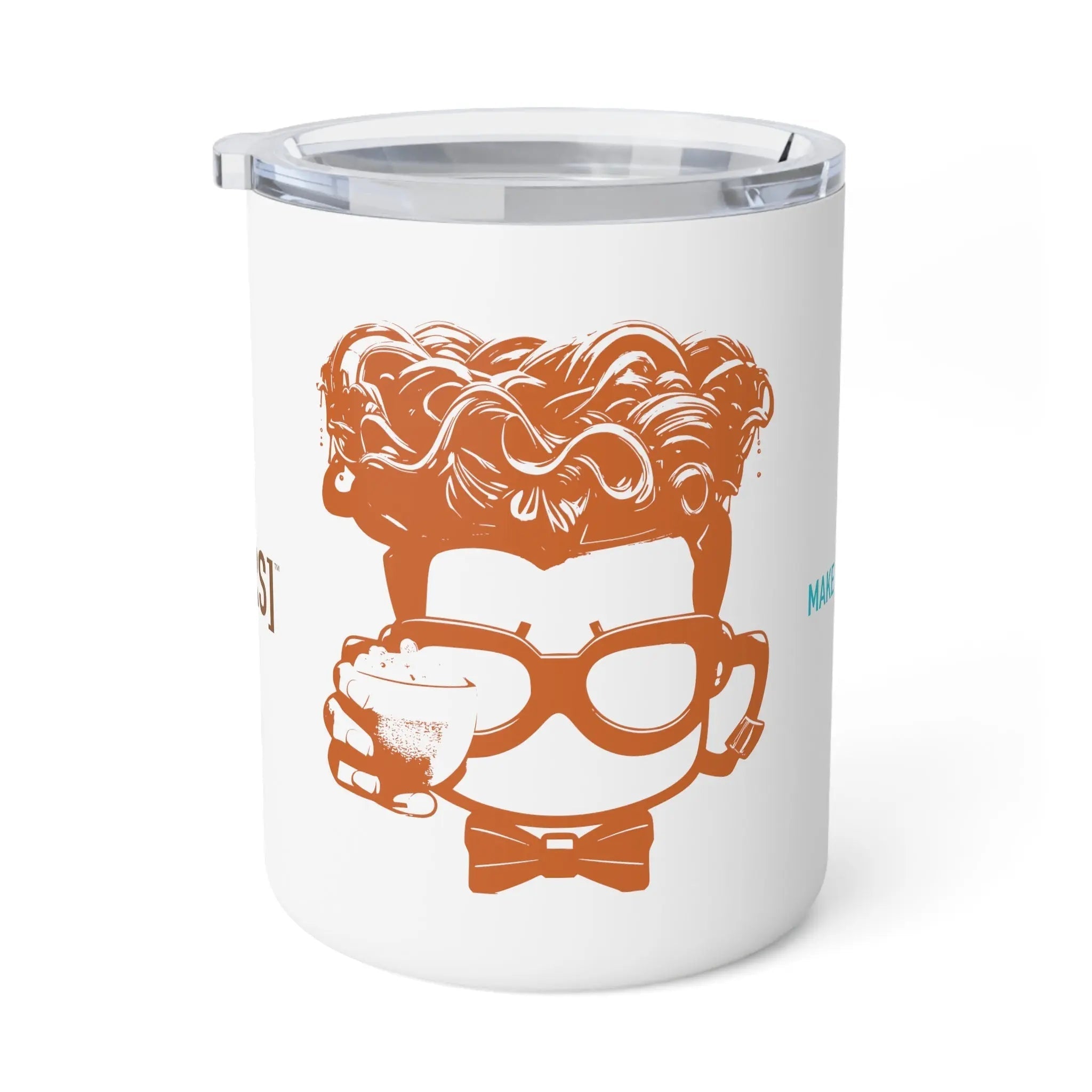 ['FĀCE] CARD™ - Orange Face Card Insulated Mug - ['SIP·PERS]™