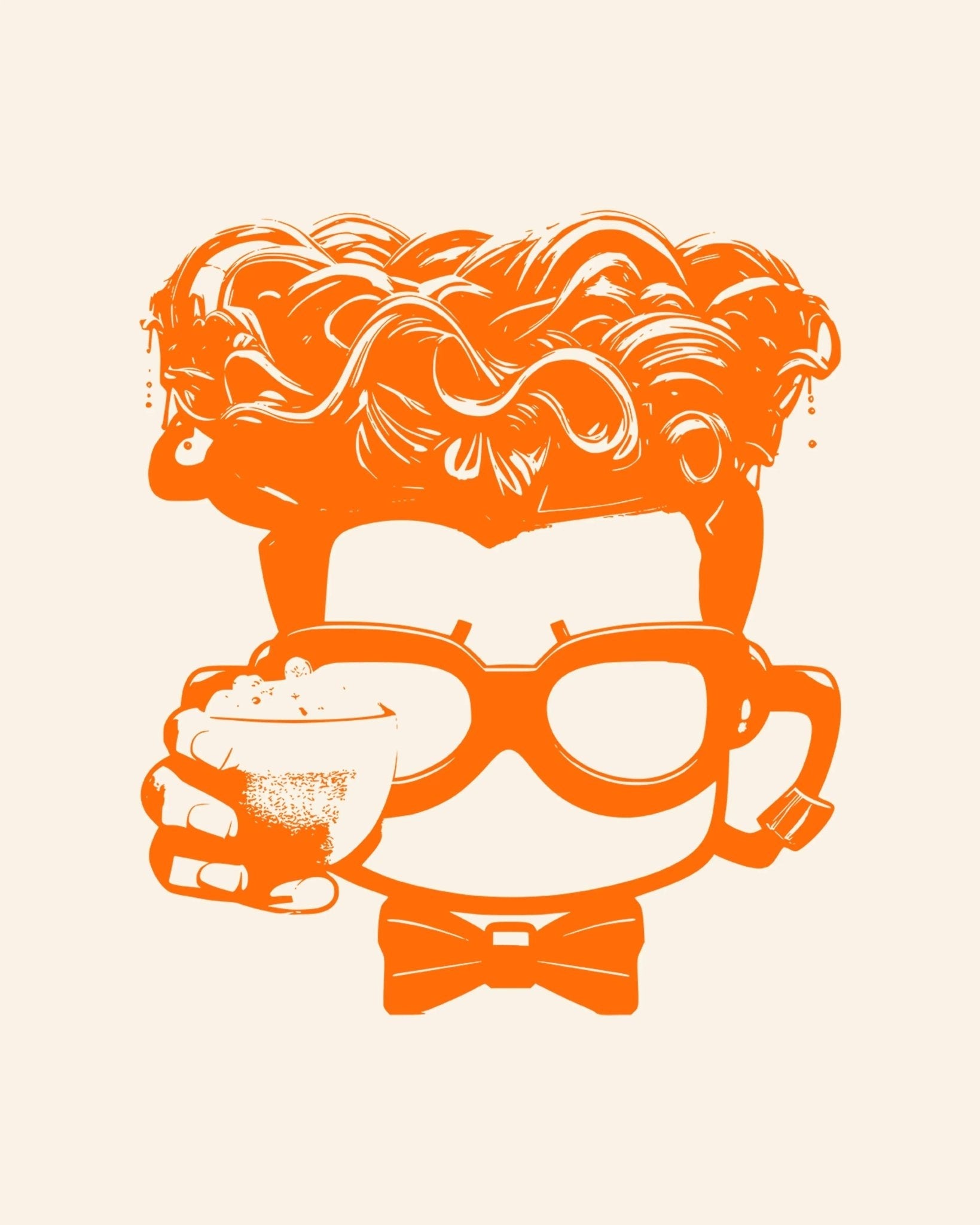 ['FĀCE] CARD™ - Orange - Jumper - ['SIP·PERS]™