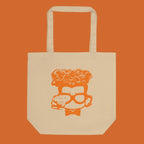 Orange Sippers Logo Eco Tote Bag - ['FĀCE] CARD™ Collection - ['SIP·PERS]™