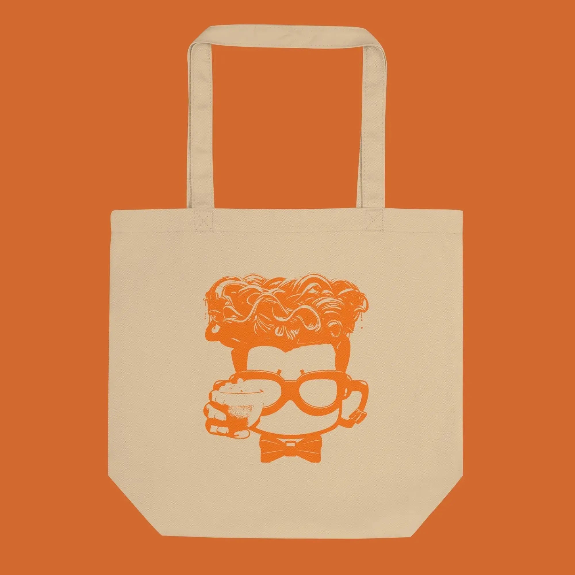 Orange Sippers Logo Eco Tote Bag - ['FĀCE] CARD™ Collection - ['SIP·PERS]™