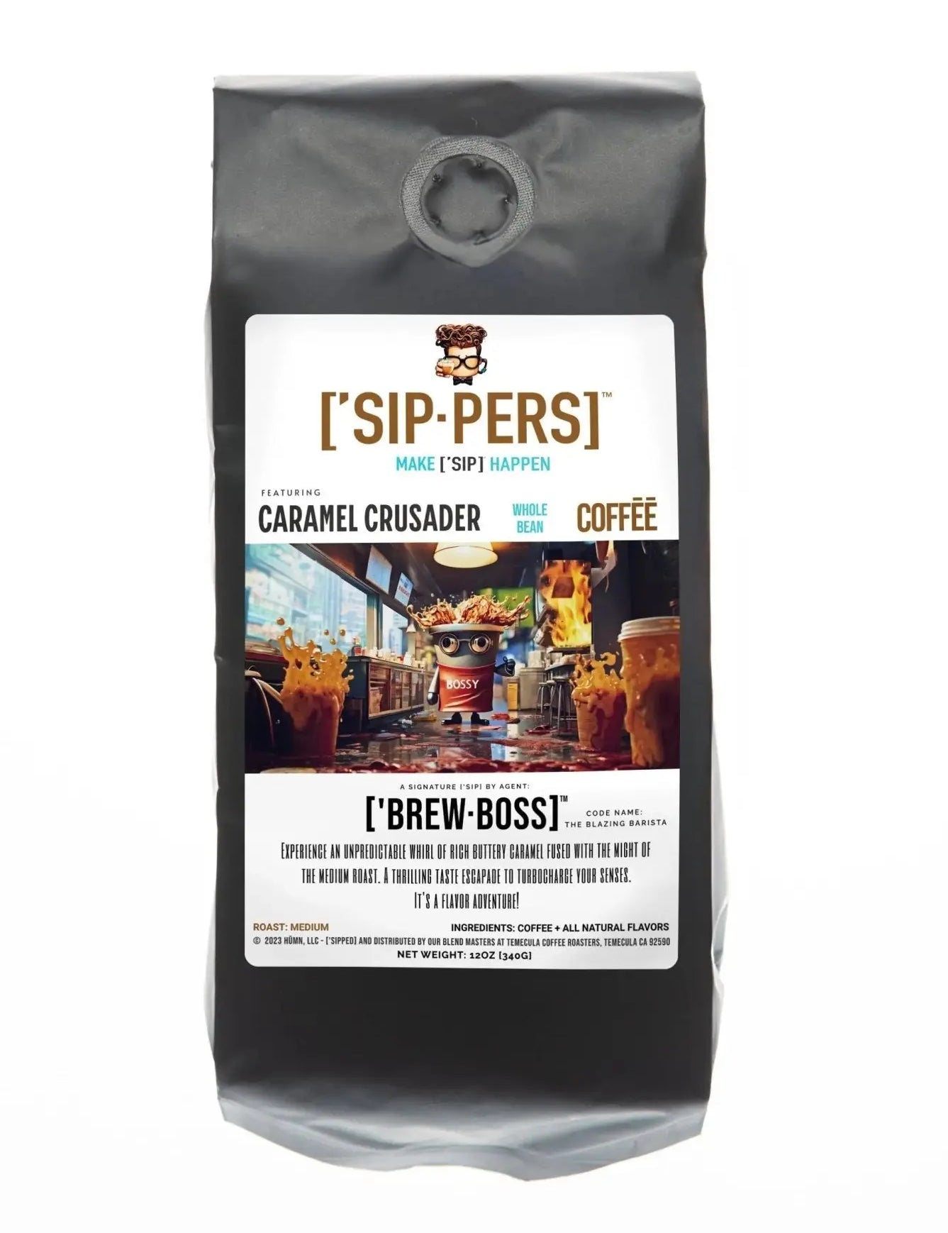 Roasted Caramel Coffee - ['BREW - BOSS]'s Caramel Crusader - ['SIP·PERS]™