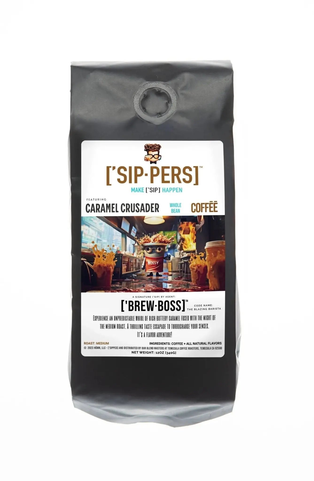 Roasted Caramel Coffee - ['BREW - BOSS]'s Caramel Crusader - ['SIP·PERS]™